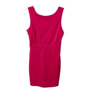 ✨4/$25✨ Forever 21 Hot Pink Stretchy Bobycon Dress - Small